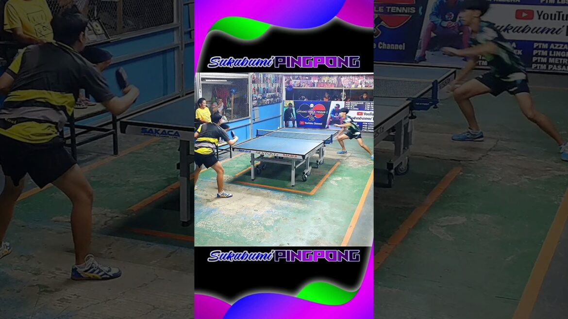 J'ai le vertige quand je joue au tennis de table #pingpongmania #worldtabletennis #tenismejaindonesia #shorts