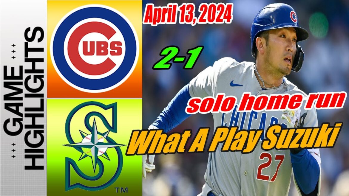 Cubs de Chicago contre Mariners [Highlights] Coup de circuit en solo de Seiya Suzuki.  Il était monstrueux ce soir 🚀🚀🚀