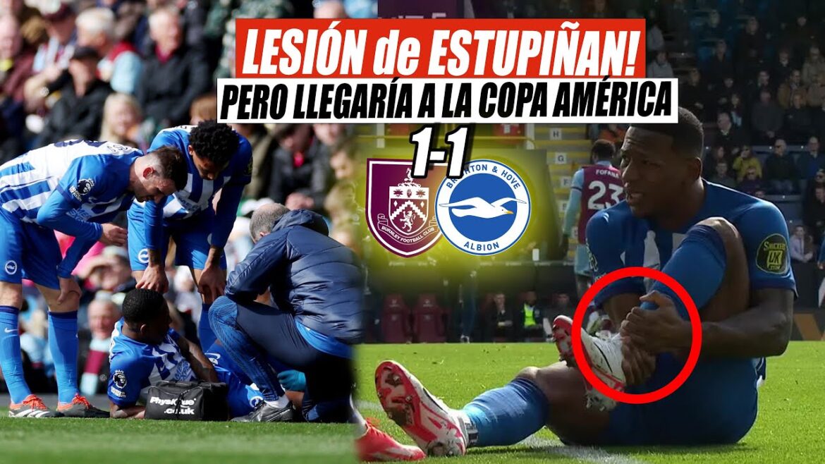 🇪🇨 IL EST BLESSÉ À LA CHEVILLE MAIS IL POURRA JOUER LA COUPE AMÉRICAINE !  |  BURNLEY 1-1 BRIGHTON