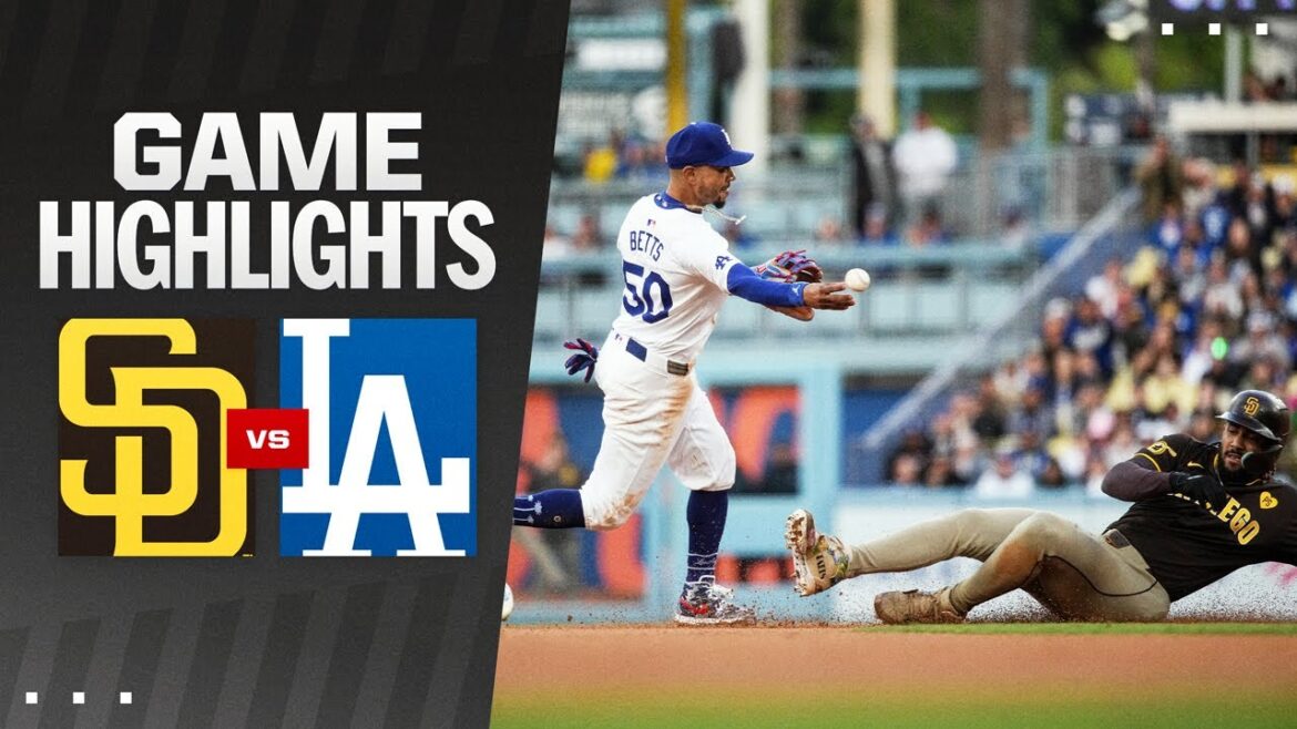 Faits saillants du match Padres contre Dodgers (14/04/24) |  Faits saillants de la MLB