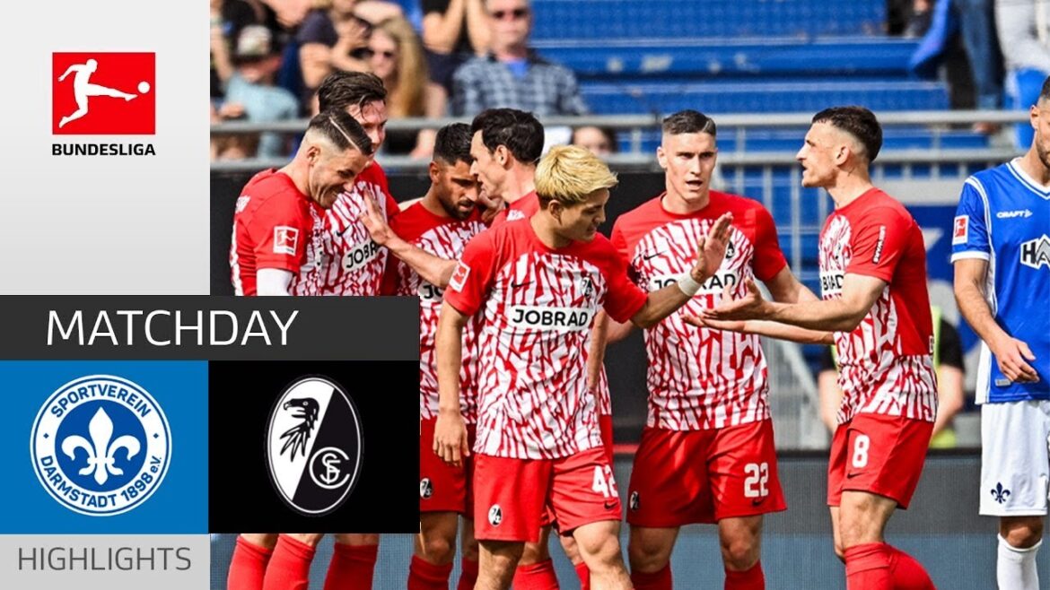 But de Ritsu Doan | Darmstadt contre Fribourg 0-1 Faits saillants de la Bundesliga 2023/24