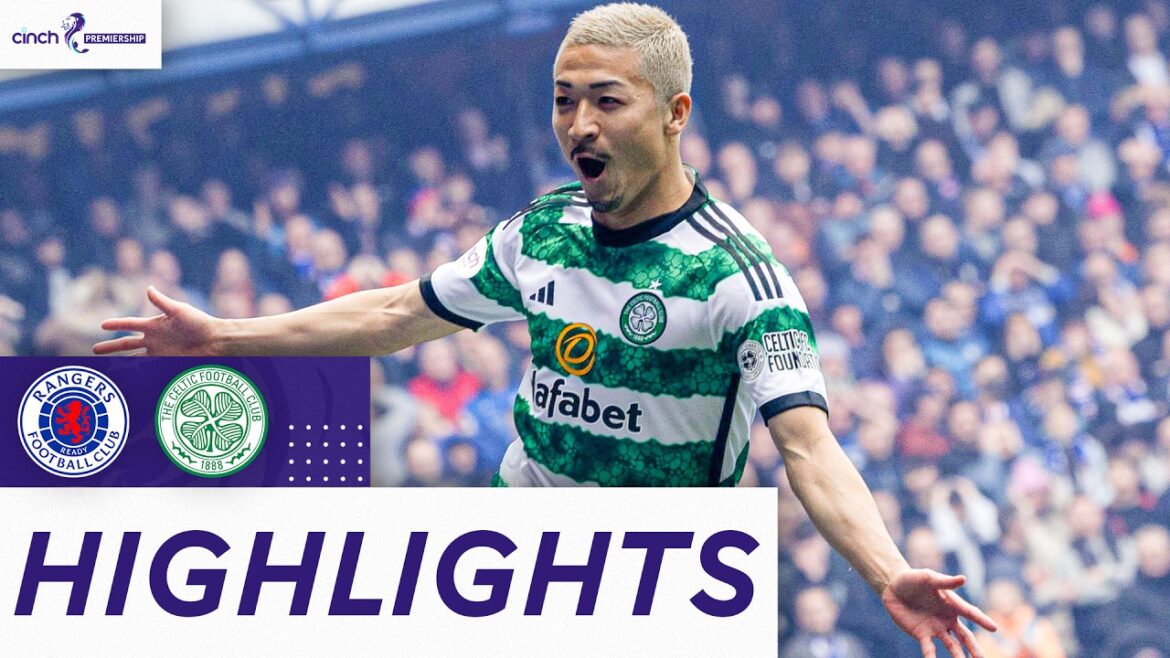 Rangers 3-3 Celtique |  Matondo Screamer met fin au vieux derby ferme dans un tirage au sort passionnant !  |  Cinch Premiership