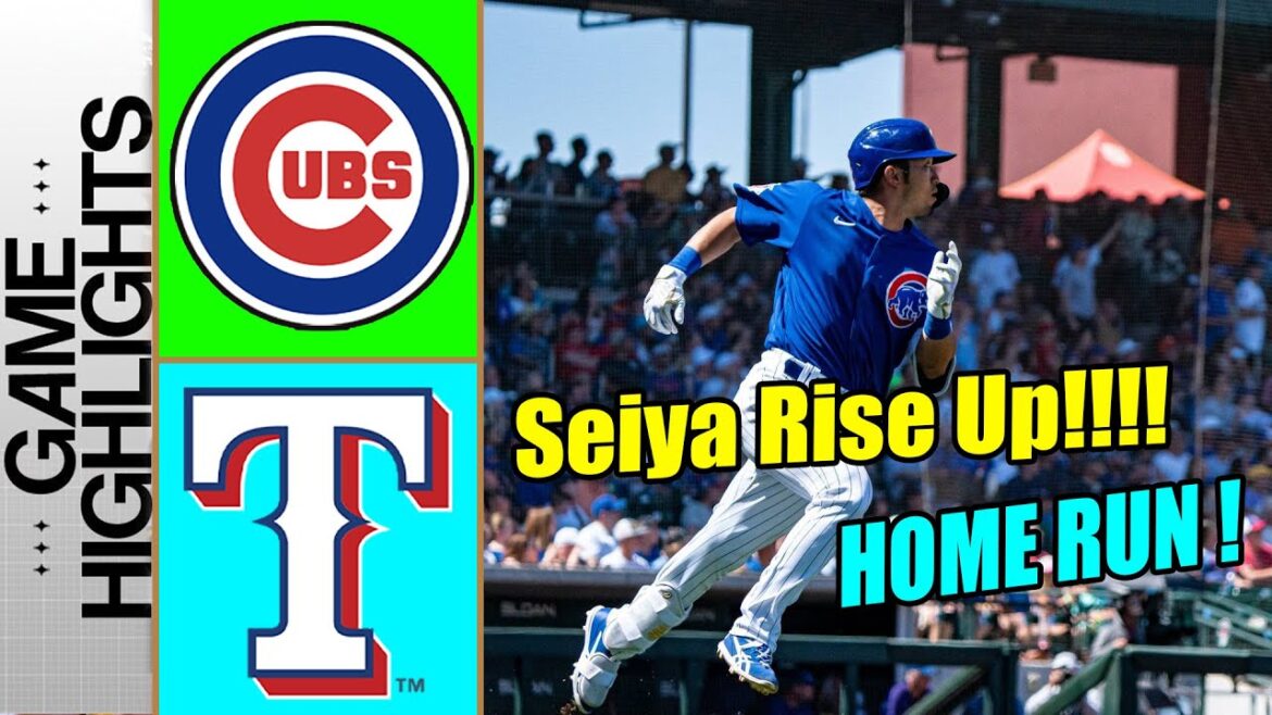 Faits saillants des Cubs de Chicago contre les Rangers du Texas [Seiya Suzuki Solo Home Run !]  Faits saillants de la MLB