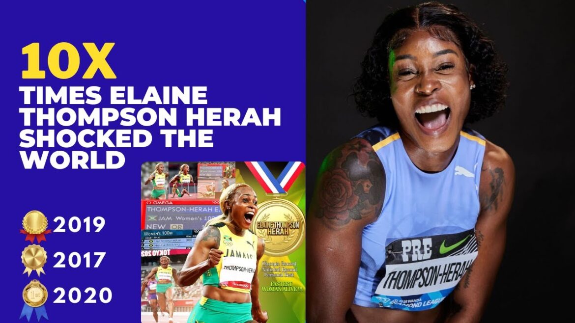 OH MON DIEU!  10 fois Elaine Thompson-Herah a choqué et surpris le monde avec cette étape importante