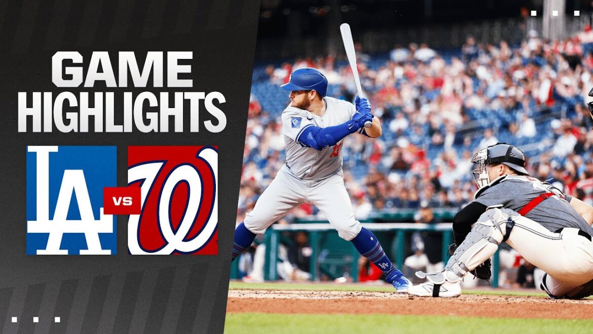 Faits saillants du match Dodgers contre Nationals (23/04/24) |  Faits saillants de la MLB