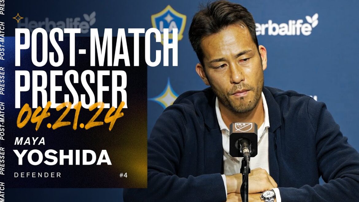 Maya Yoshida, presseuse d'après-match |  4.21.24