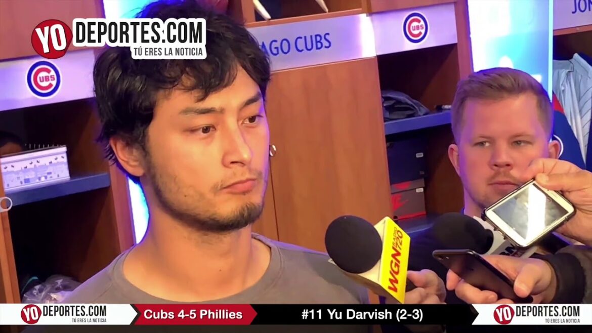 Yu Darvish Cubs de Chicago 4-5 Phillies de Philadelphie Yu Darvish Cubs de Chicago 4-5 Phillies de Philadelphie
