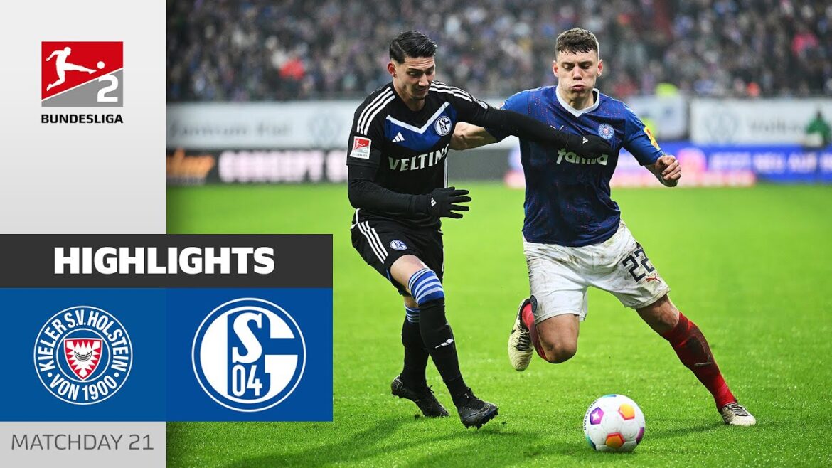Kiel grimpe à la 2e position |  Holstein Kiel-Schalke 04 |  Temps forts MD 21 - Bundesliga 2 23/24
