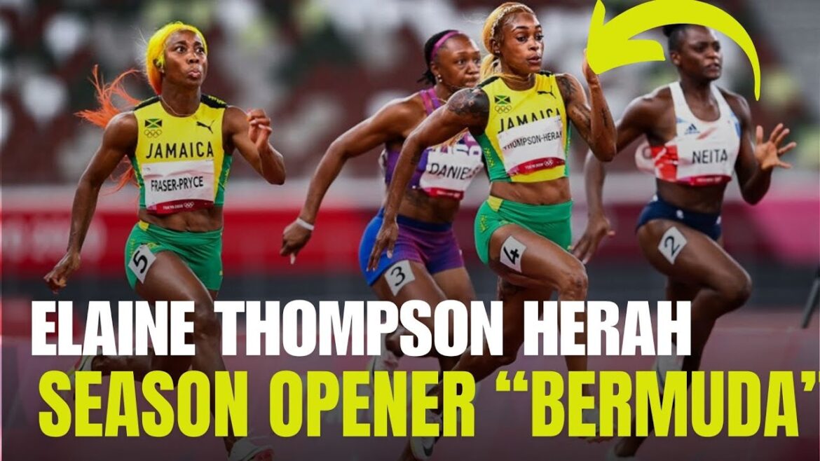 Regarder : Elaine Thompson-Herah vise l’histoire olympique lors de l’ouverture de la saison du Grand Prix des Bermudes de l’USATF 2024
