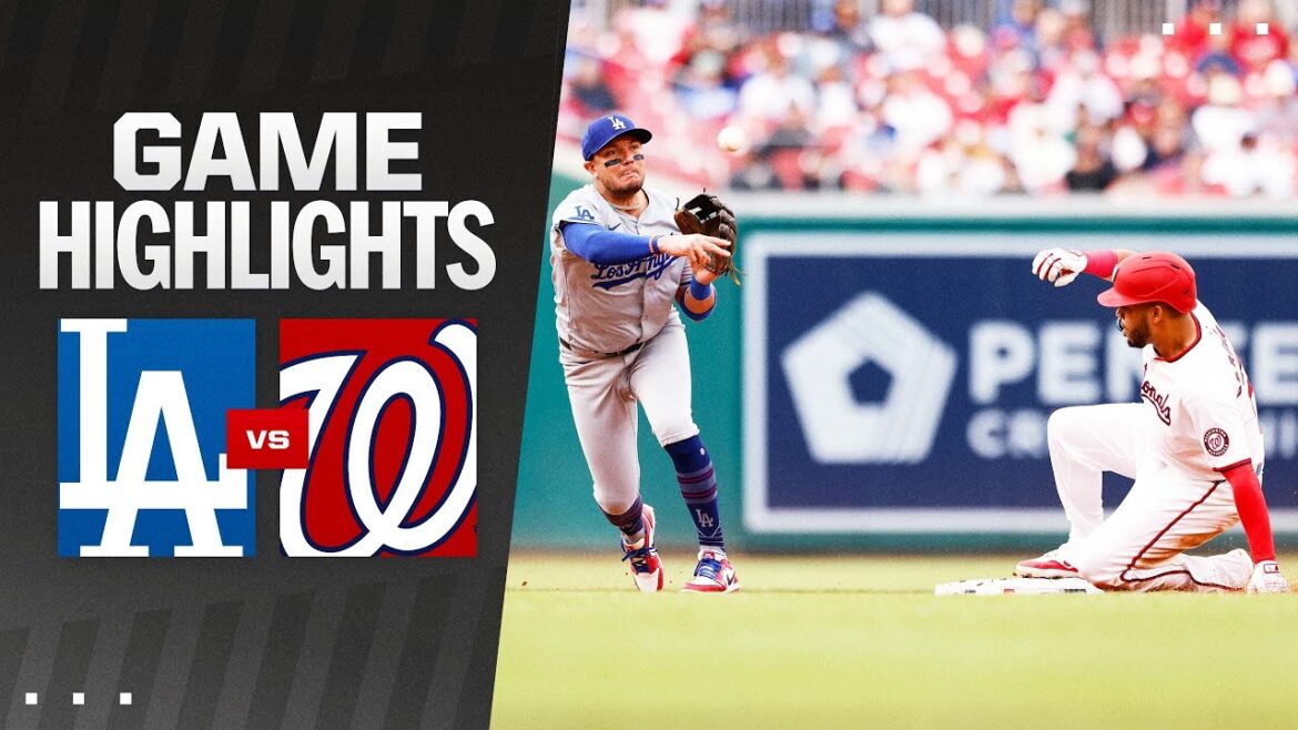 Faits saillants du match Dodgers contre Nationals (25/04/24) |  Faits saillants de la MLB