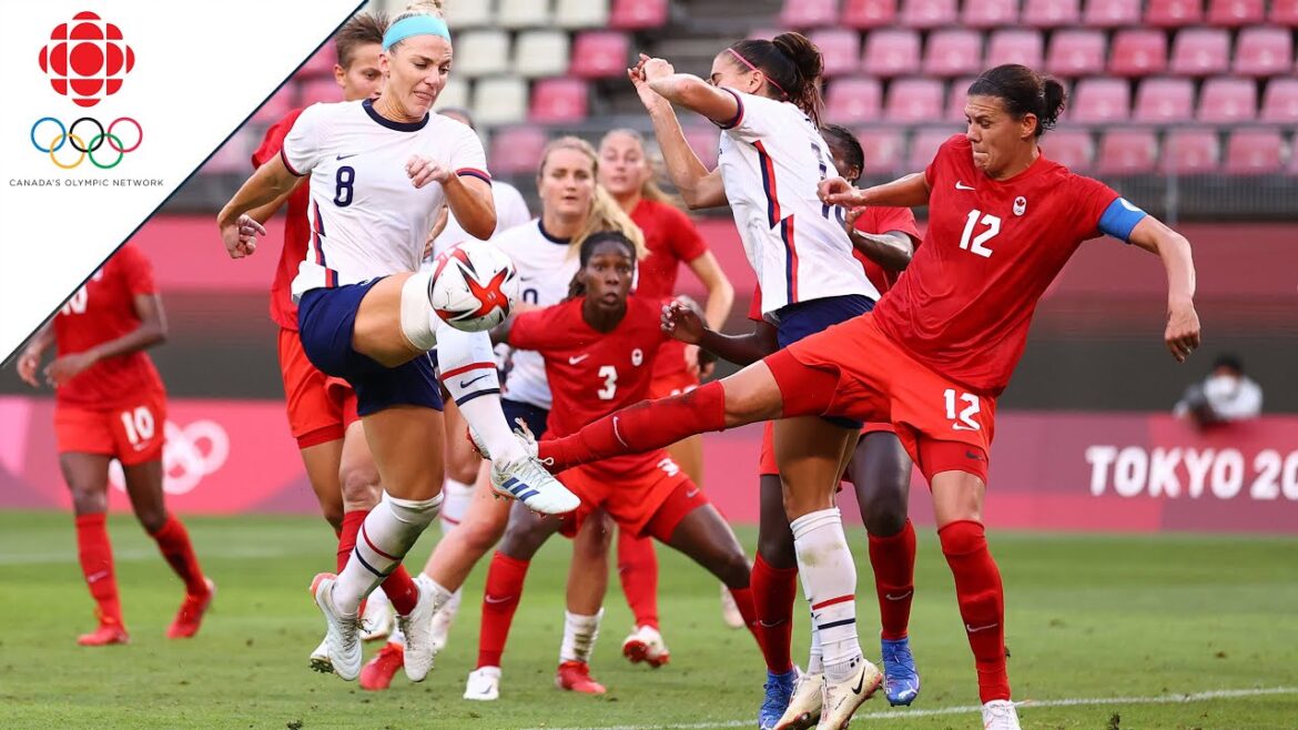 Canada vs États-Unis – Demi-finale de soccer féminin de Tokyo 2020 MATCH COMPLET
