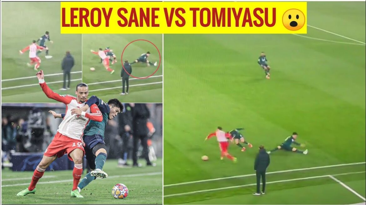 TOMIYASU contre LEROY SANE 🔥