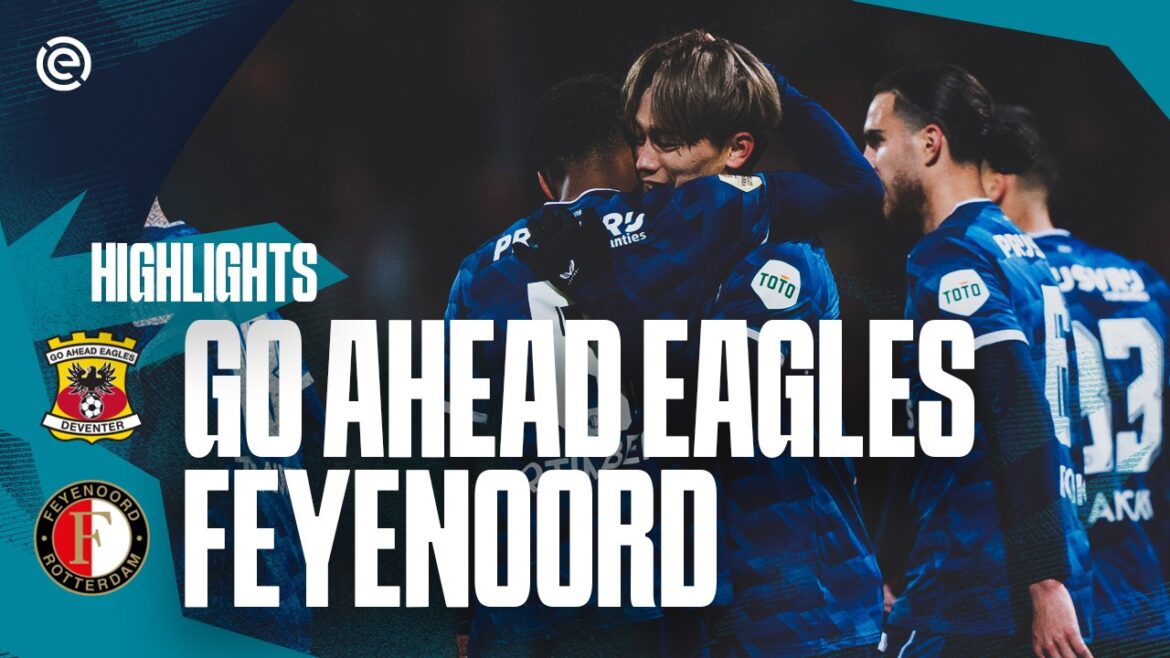 Billet pour la Ligue des Champions assuré !  ✔ |  Faits saillants Allez-y Eagles - Feyenoord |  Eredivisie 2023-2024