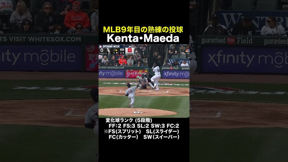 Le vétéran des Tigres Kenta Maeda, à sa 9e année dans les ligues majeures #shorts #Kenta Maeda