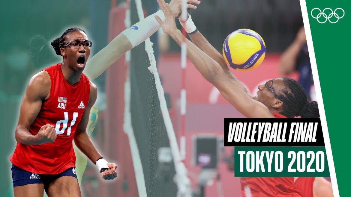 🇧🇷🆚🇺🇸 Match pour la médaille d'or du volleyball féminin 🏐🥇|  Tokyo 2020