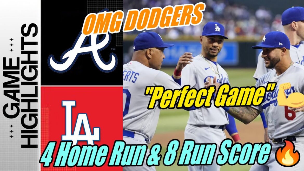 LA Dodgers contre ALT Braves [Highlights] |  Shohei 4 Home Run et 8 points [Dodgers "Perfect Game"] 💥💥💥