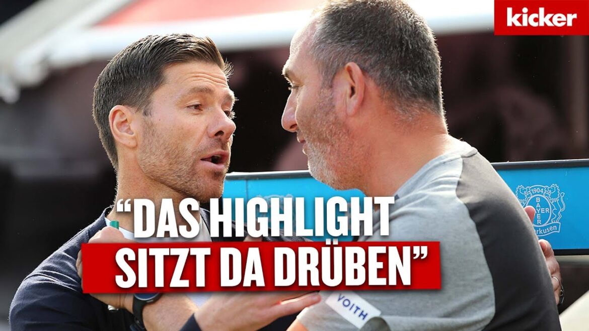 Xabi Alonso rend hommage à Schmidt, qui réagit avec émotion |  Leverkusen - Heidenheim 4:1