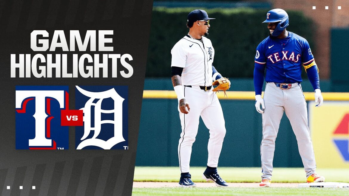 Faits saillants du match Rangers contre Tigers (18/04/24) |  Faits saillants de la MLB