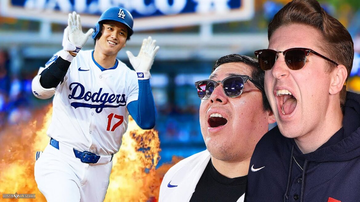 PREMIÈRE FOIS VOIR SHOHEI OHTANI HOMER COMME DODGER !  |  Kleschka Vlogs