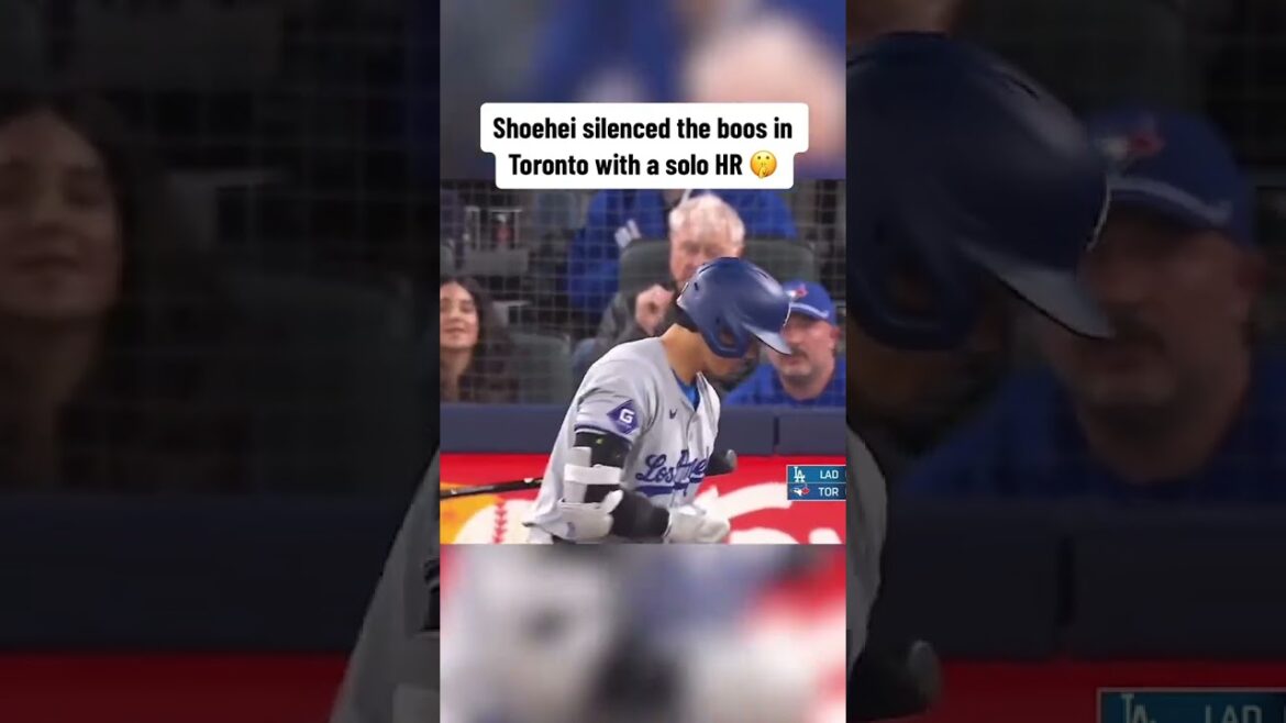 Shohei a fait taire les huées à Toronto 🗣️