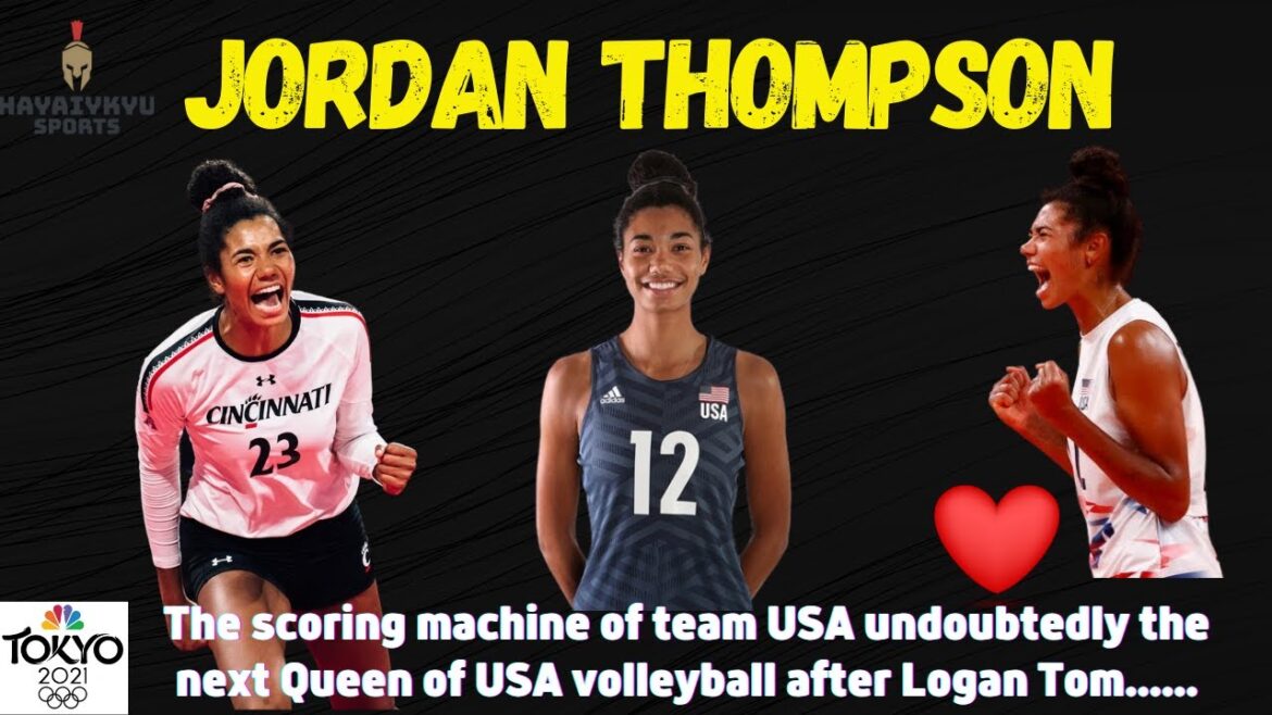 Jordan Thompson La Chèvre des États-Unis Volleyball féminin Jeux Olympiques de Tokyo 2020