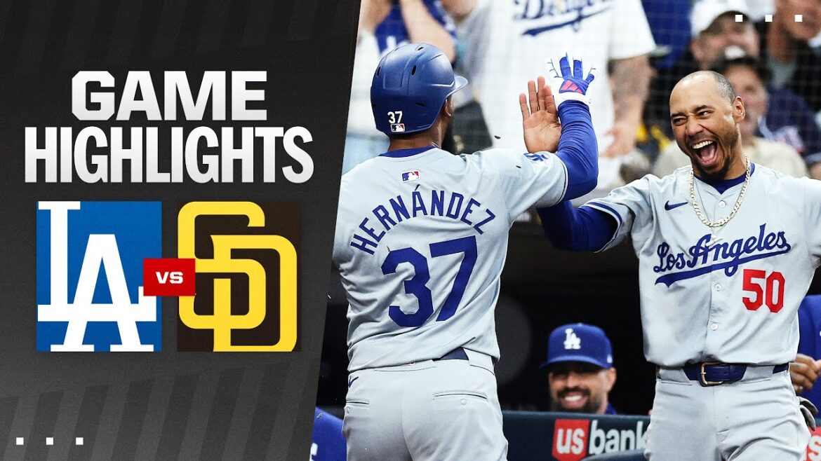 Faits saillants du match Dodgers contre Padres (11/05/24) |  Faits saillants de la MLB