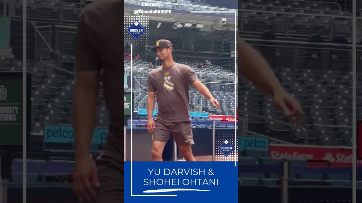 Shohei #Ohtani et Yu Darvish parlent avant que les Dodgers ne jouent contre les Padres #Shorts