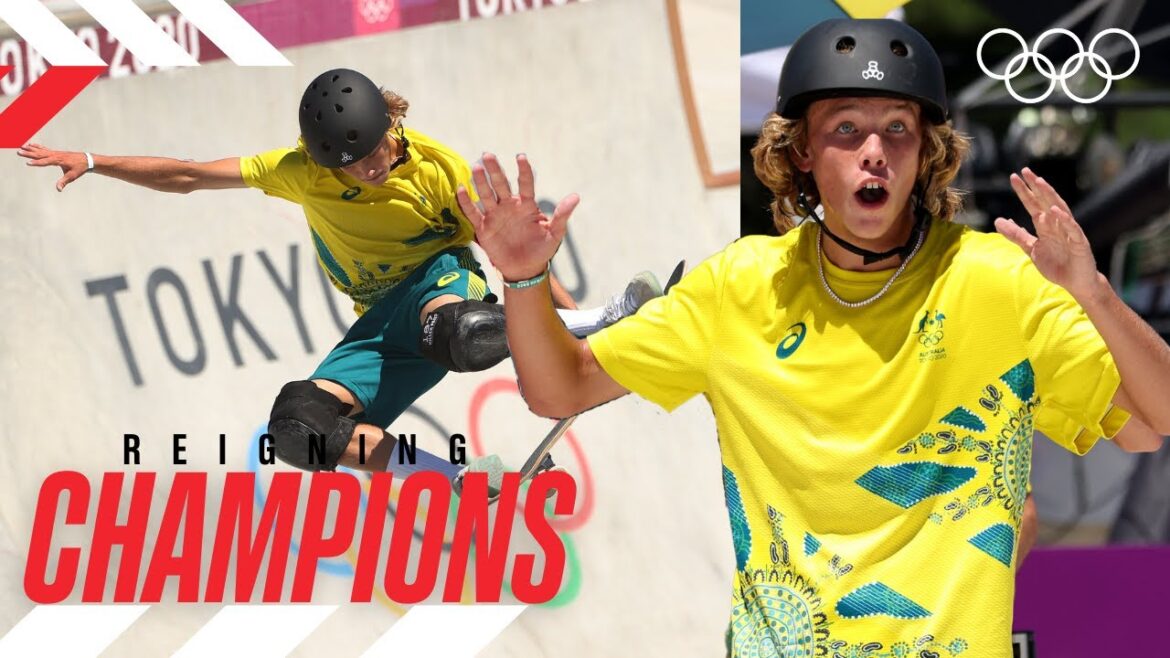 Skateboard de parc masculin de Tokyo 2020 🥇 Keegan Palmer 🇦🇺 |  Champions en titre