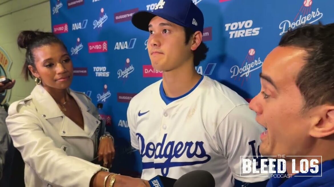 Après-match des Dodgers : Shohei Ohtani discute du premier lancer de cérémonie, d'Elly De La Cruz et plus