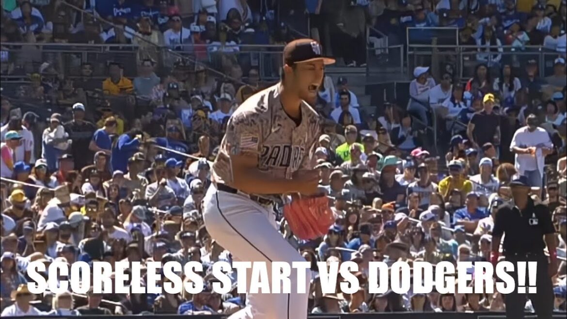 Yu Darvish frappe 7 en 7 manches blanchies contre les Dodgers !!