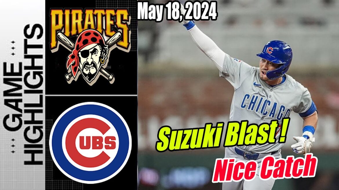 Faits saillants des Cubs contre les Pirates [May 18, 2024] |  Seiya sauve une course, en fuite 🤝