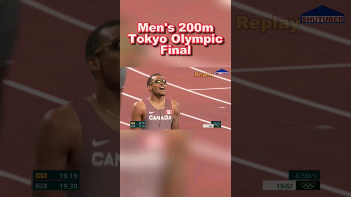 Andre De Grasse Finale du 200 m hommes Jeux olympiques d'été de Tokyo 2020