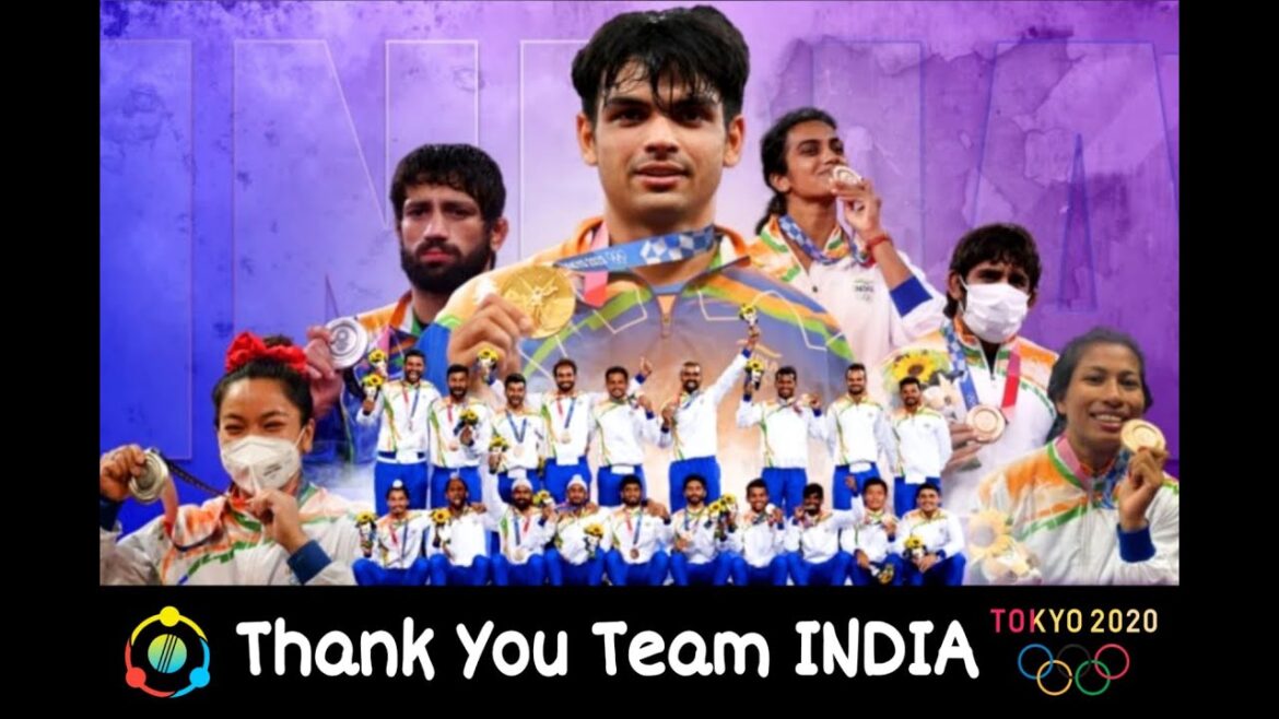 Jeux olympiques de Tokyo 2020 : Merci - Équipe indienne #cheer4India #Indiancontingent #Medalist #Tokyo2020