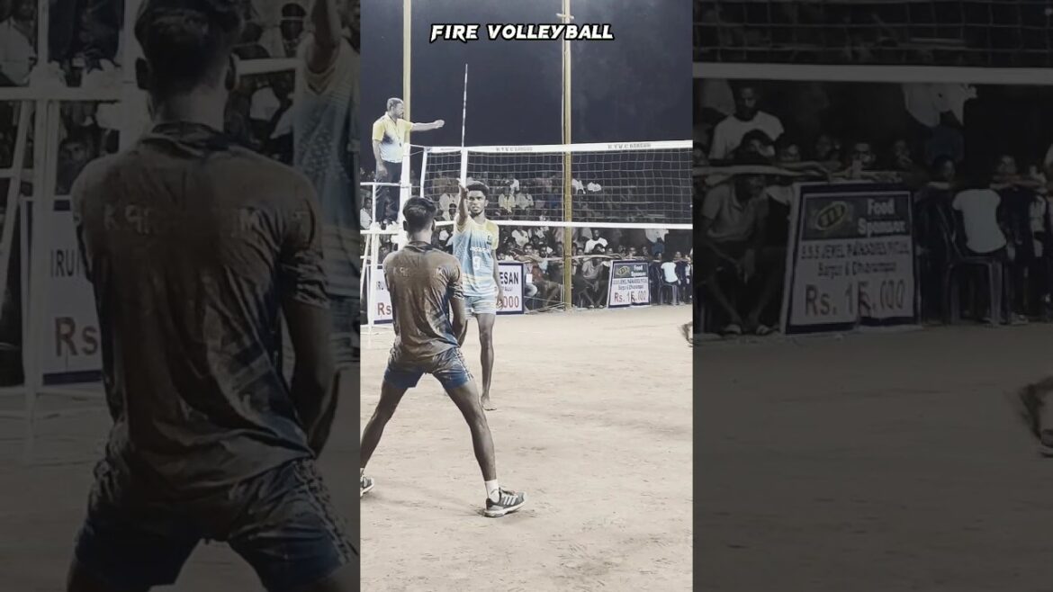 Blocker Angry 😡🤬After Libero On Fire Chotu🔥🤩 #shortsfeed#volleyballtournament#sport#volleyballplayer