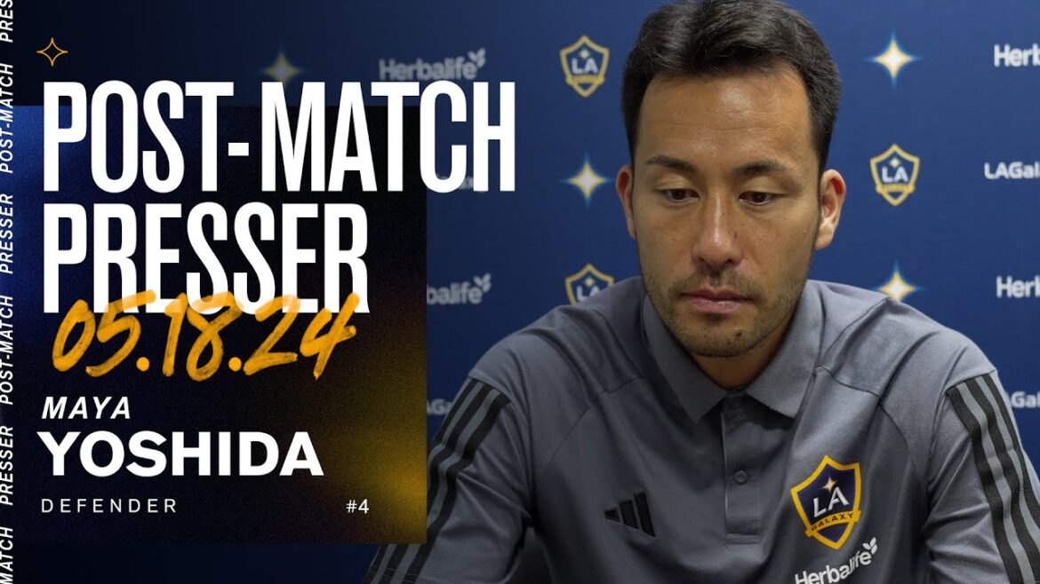 Maya Yoshida, presseuse d'après-match |  5.20.24