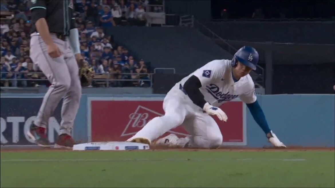 Le deuxième au bâton de Shohei Otani était un double au champ gauche, son premier coup sûr supplémentaire en quatre matchs. Il a volé le troisième pour la première fois cette saison, et le mauvais lancer du receveur l'a fait revenir vivant !!