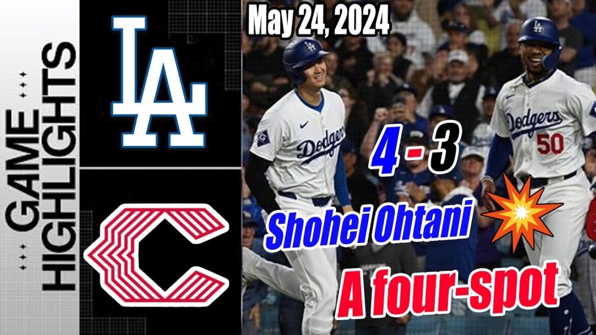 Faits saillants des LA Dodgers contre les Reds de Cincinnati [May 24, 2024] |  Chauffeur Ohtani !  Un quatre points !  Prendre l'initiative!