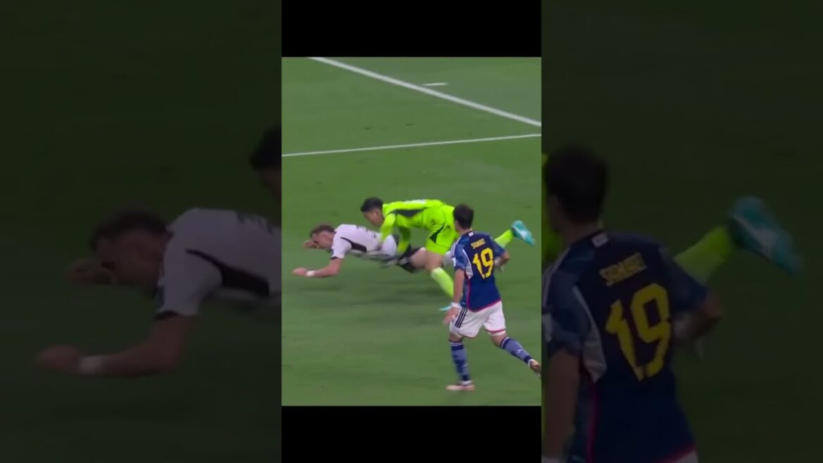 Allemagne contre Japon : le plus grand match de football de tous les temps !  #shorts #but #football