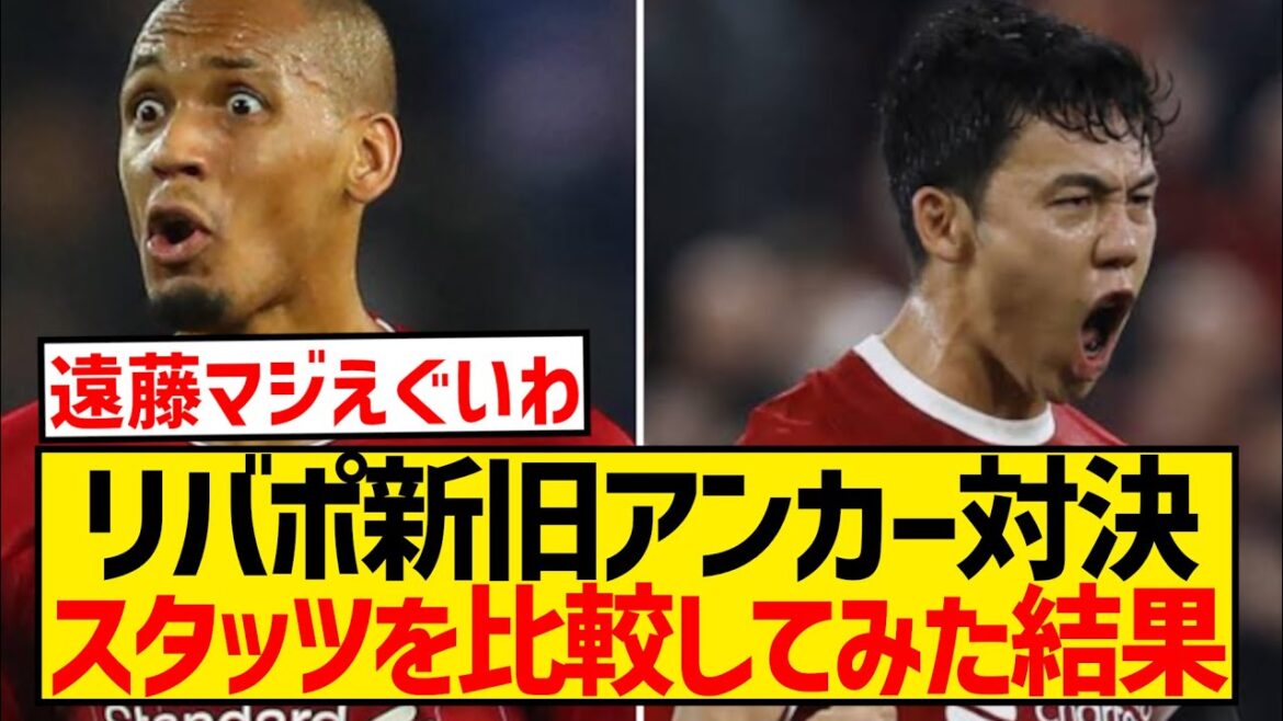 [Bonne nouvelle]Voici les résultats de la comparaison des stats de Wataru Endo et Fabinho.