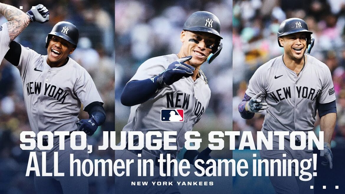 Soto, Judge et Stanton ALL GO YARD dans une manche folle pour les Yankees !