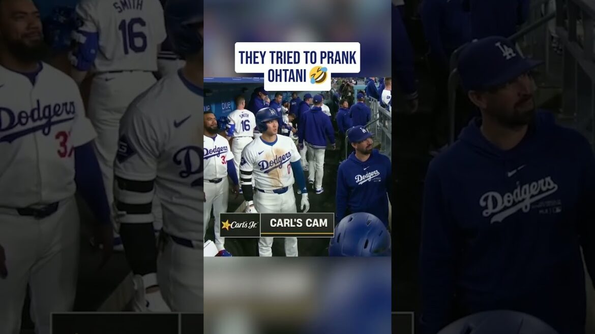 Shohei Ohtani s'est fait Pranker dans l'abri 🤣 #shorts