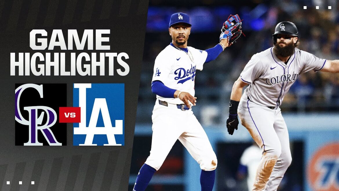 Faits saillants du match Rockies contre Dodgers (31/05/24) |  Faits saillants de la MLB