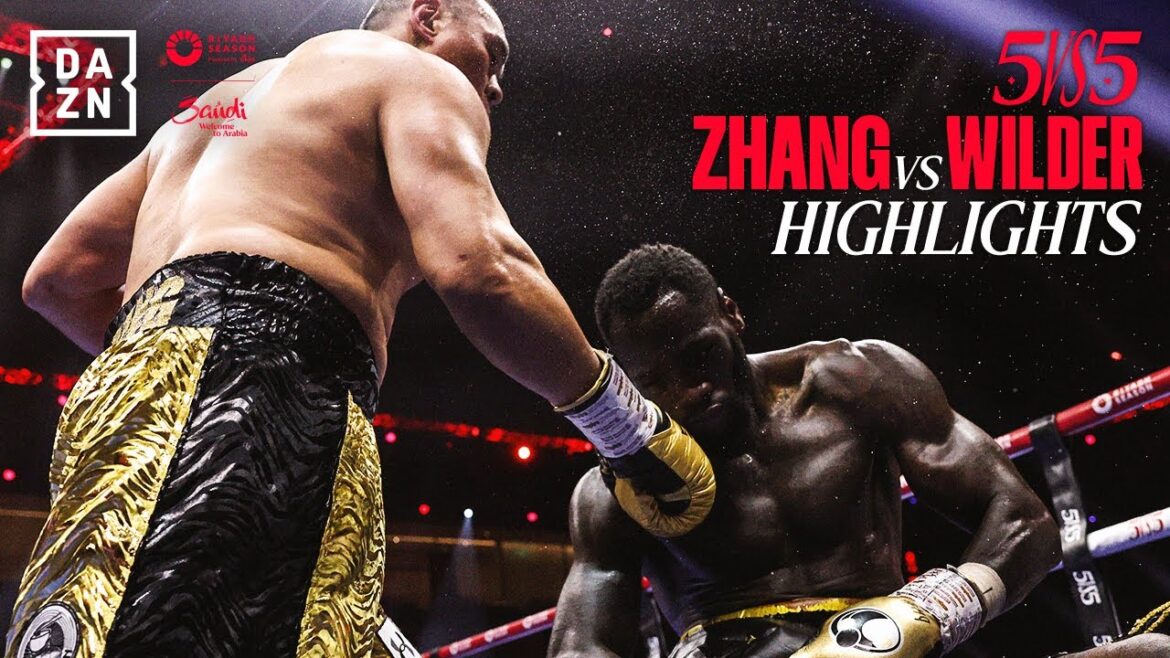 KO BRUTAL |  Faits saillants de Zhilei Zhang contre Deontay Wilder (Queensberry contre Matchroom - Saison de Riyad)