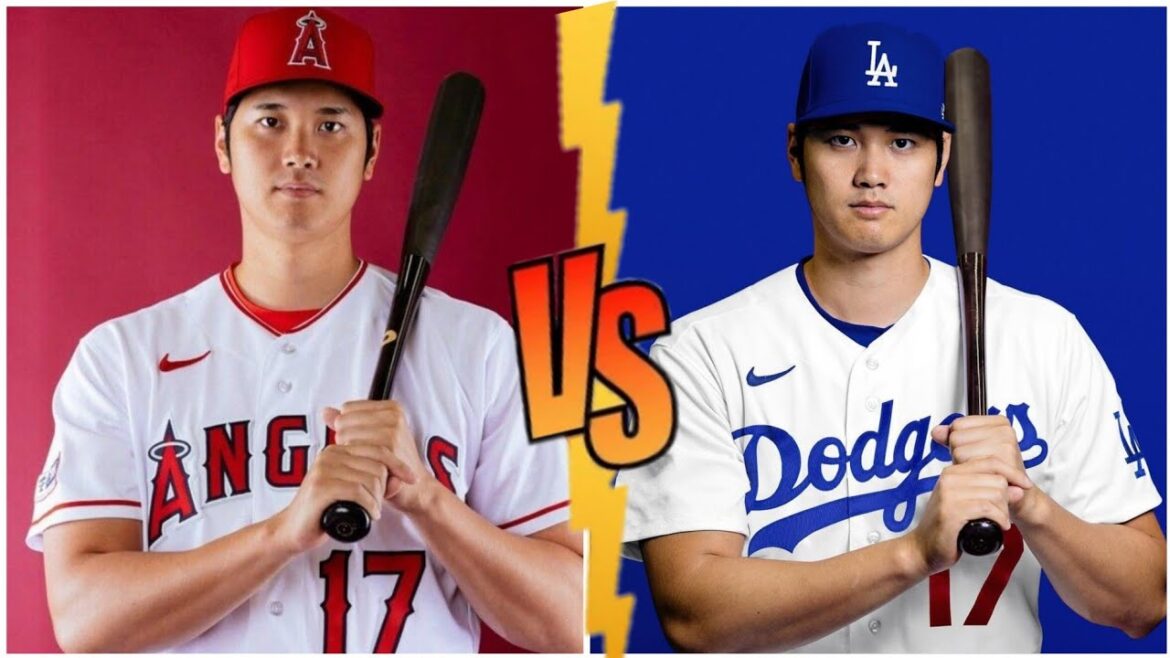 Shohei Ohtani dans Angels vs Dodgers Gear ⚾💕