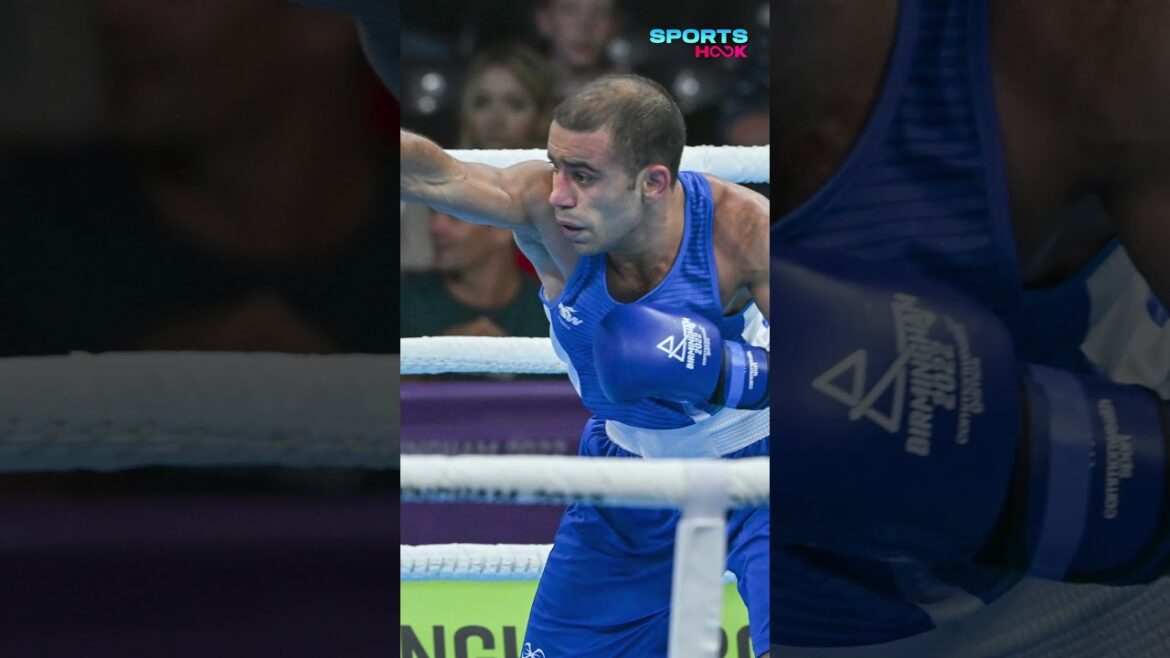 Le boxeur indien Amit Panghal se qualifie pour les JO de Paris #shorts #boxing