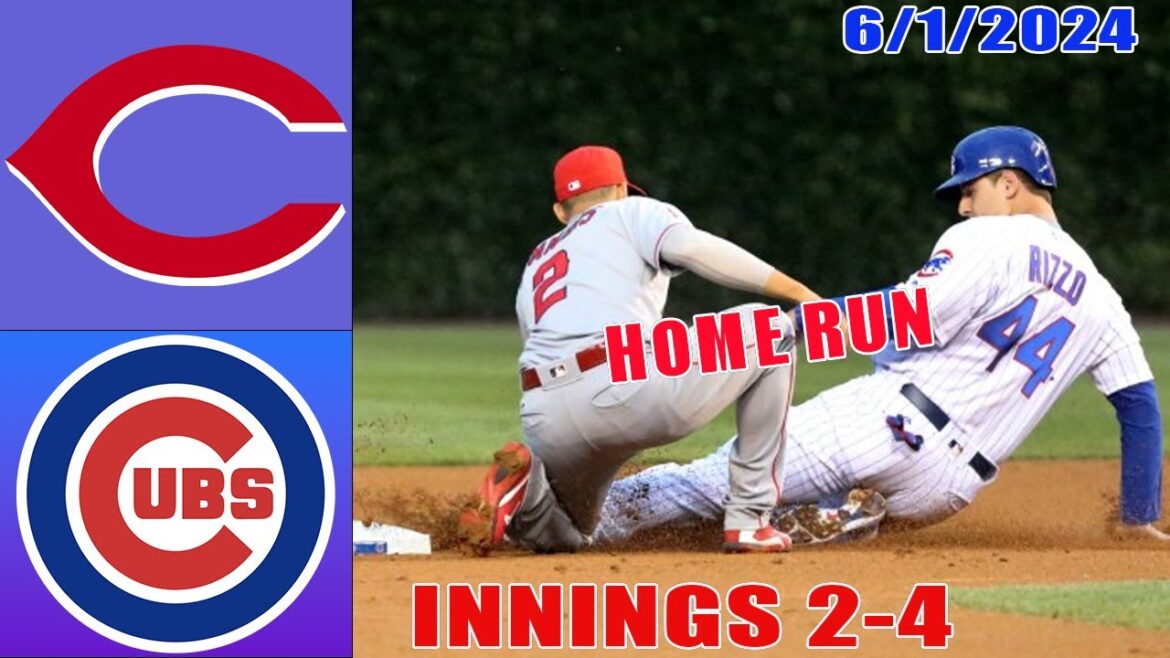 Cincinnati Reds vs Chicago Cubs 01 juin 2024 Résumé du match |  Faits saillants de la MLB |  Saison MLB 2024