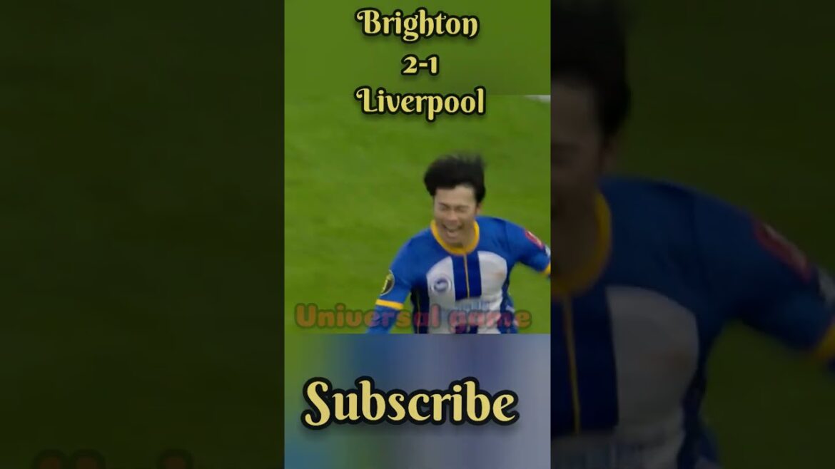 OBJECTIF |  Kaoru Mitoma |  Brighton 2-1 Liverpool |  Quatrième tour |  Coupe des Émirats FA 2022-23