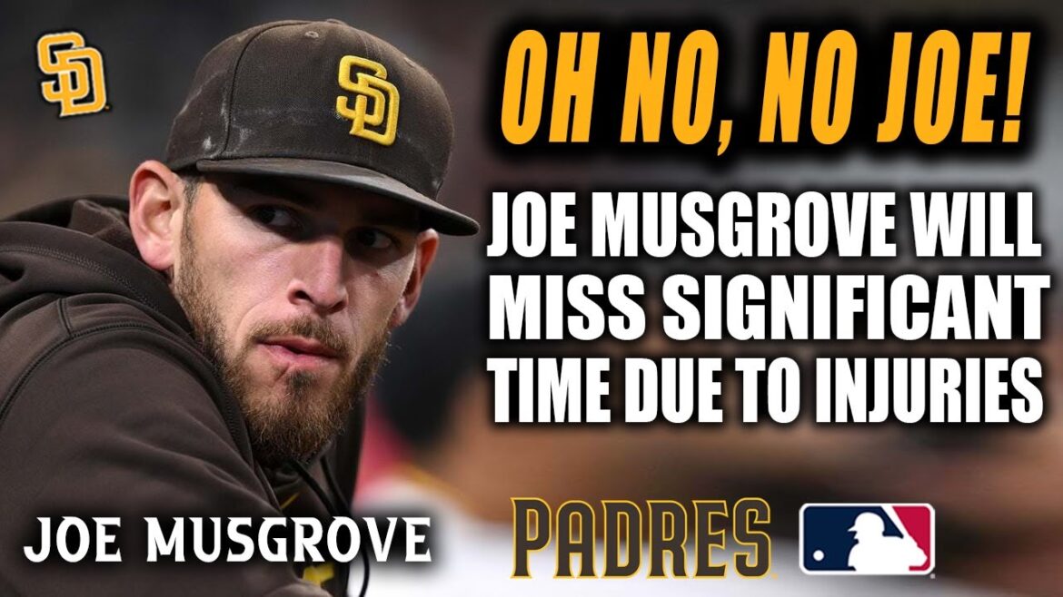 Ce n'est pas bon pour les PADRES !... Joe Musgrove et Yu Darvish sur IL.  La saison des muscgroves pourrait se terminer !