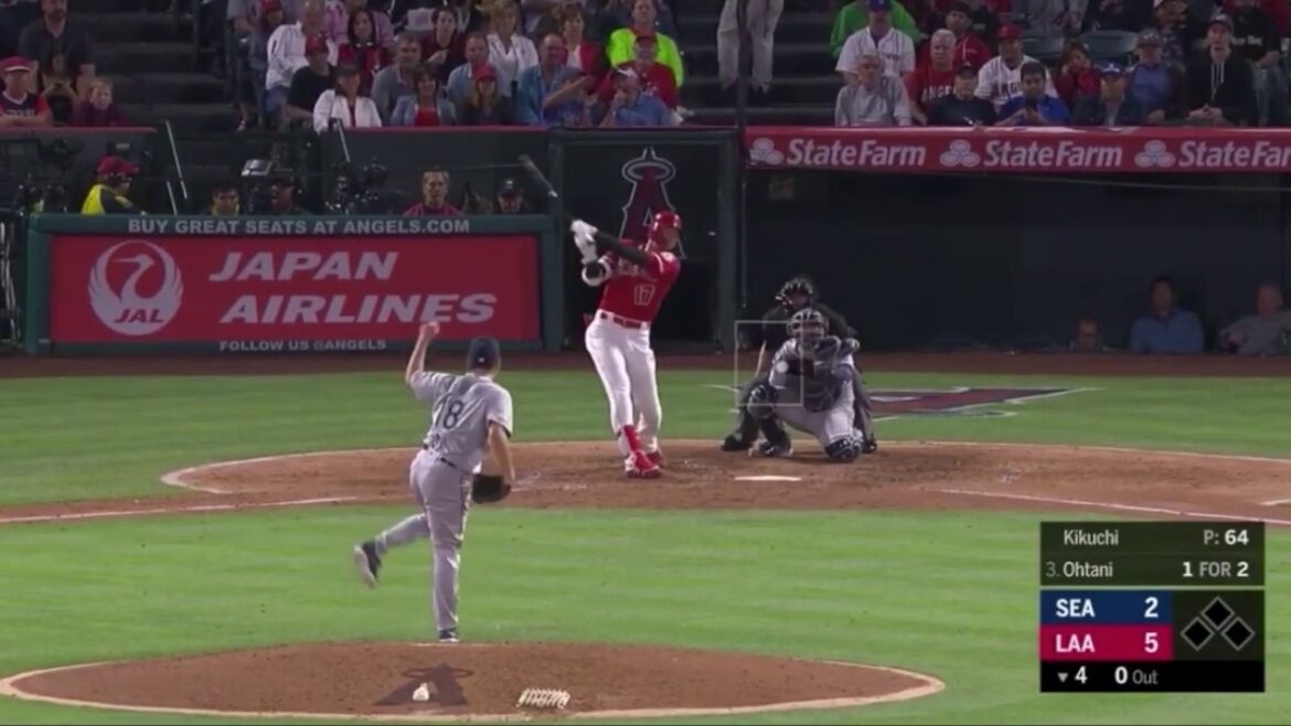 [Baseball]Shohei Otani contre Yusei Kikuchi, le troisième au bâton est un home run