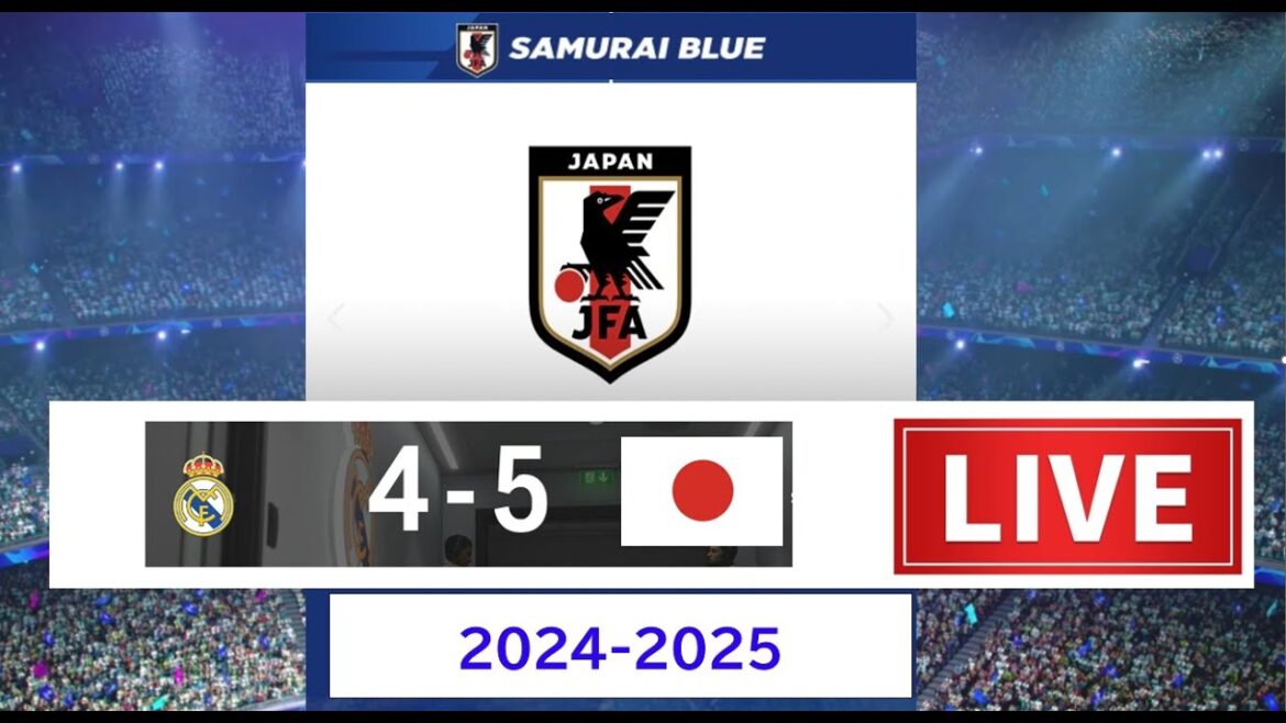[Football]Équipe nationale du Japon contre Real Madrid 2024-2025[Défi des équipes concurrentes/équipes nationales]Faits saillants/Match amical international #PS5